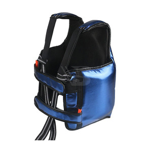 Protection corporelle en cuir personnalisée avec logo, à bas prix, pour arts martiaux – Protège-poitrine de Taekwondo en gros - Product Image 6