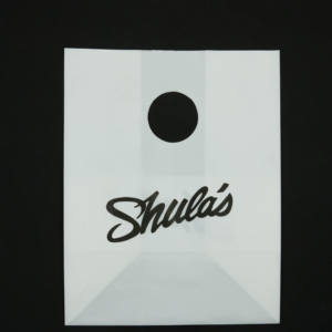 Haplast luxe recyclable LDPE sac en plastique à poignée découpée Logo personnalisé dessin animé motif Vietnam fabricant sac à provisions au détail - Product Image 1