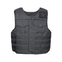 Chaleco Táctico Portaplacas Negro, Ligero, Impermeable, Anti-Cortes, con Sistema Molle, para Caza y Seguridad, Personalizable y de Marca Propia