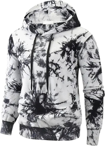 Sudadera con Capucha Tie Dye para Hombre, de Alta Calidad, a la Moda, con Bolsillo, Ecológica, Transpirable, Diseño Personalizado, Venta al Por Mayor - Product Image 4