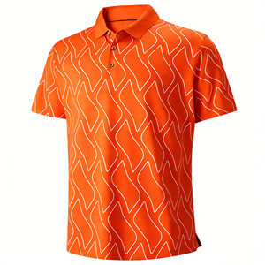 Camiseta de Golf de Lujo Personalizada de Alta Calidad, Antiarrugas, de Poliéster Tejido, Manga Corta, Talla Grande, Lisa, con Bordado - Product Image 5