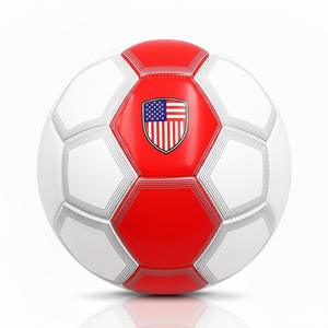 Ballon de football cousu à la machine, impression de logo personnalisé, écologique, durable, 32 panneaux, article promotionnel pour entreprises - Product Image 1