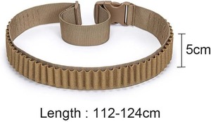 Ceinture porte-munitions en nylon pour 50 cartouches 556/762, calibre 308. Ceinture porte-cartouches de sécurité pour munitions AK .762 30-30 30-06 - Product Image 3