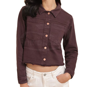 แจ็กเก็ตยีนส์ของผู้หญิงเสื้อแจ็กเก็ตแห้งเร็วออกแบบได้ตามต้องการ - Product Image 1