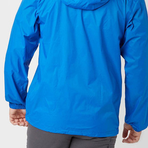 Chaqueta Impermeable y Transpirable para Hombre, Estilo Anorak, con Bolsillos Laterales, Cierre de Pullover, 100% Poliéster, Color Sólido, para Verano - Product Image 6