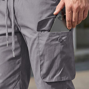 Wholesale Cheap Price Men's <b>Cargo</b> Pant Multifunctional Storage Button Fly Pockets Water Repellent Four Way <b>Stretch</b> Fabric Pant - Product Image 5