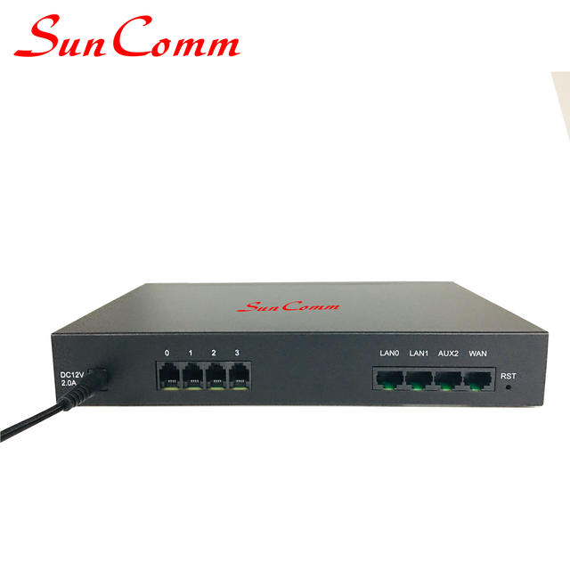 For SC-04-O IP VoIP SIP V2.0 Gateway Box with 4 FXO RJ-11 Ports Wireless LAN Support 1 Year Warranty Black/White