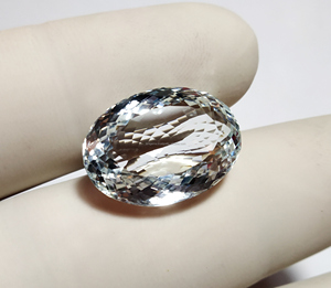 Piedra preciosa de Aguamarina natural forma ovalada para la fabricación de joyas piedra cortada de Aguamarina tamaño semiprecioso 16x12mm - Product Image 5