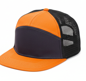 Gorra Trucker de Malla de 7 Paneles para Hombre y Mujer - Gorra Clásica Ajustable con Cierre a Presión - Gorra Deportiva para Correr - Product Image 2