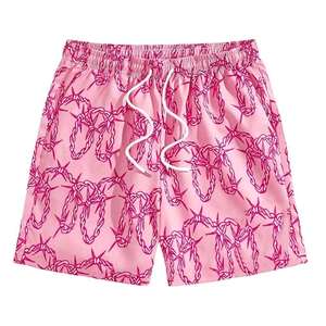 High Quality Custom Men's Full Print Graphic Sublimation Basketball Mesh Shorts Double <b>Layer</b> Polyester with Solid Top Print - Product Image 4