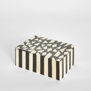 Handmade Bone Inlay Box Decorative <b>Storage</b> <b>Chest</b> Crafted <b>With</b> Detailed Patterns For Jewelry Accessories Keepsakes - Product Image 2