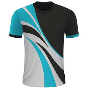 Camiseta Deportiva Sublimada Roja Personalizada al por Mayor – Camiseta de Fútbol de Cuello en V para Hombre, de Secado Rápido, Transpirable y de Corte Regular - Product Image 2