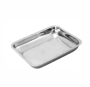 Paquete de 3 Bandejas Médicas Manuales de Acero Inoxidable, Bandejas Rectangulares de Laboratorio, Bandeja Pequeña para Instrumentos, Certificación CE, 1 Año de Garantía - Product Image 5