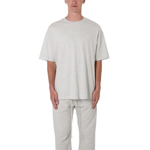 เสื้อยืดผ้าฝ้ายธรรมดาแขนสั้นสำหรับผู้ชายเสื้อยืดโลโก้ออกแบบได้ตามต้องการ - Product Image 1