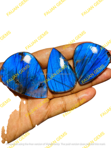 Cabochons de pierres précieuses naturelles en vrac, toutes formes mélangées et tailles personnalisables pour la fabrication de bijoux - Évalués par des tiers - Product Image 3