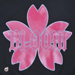 Sweat à capuche zippé anti-rides brodé floral MRI Group Bloom pour femme, noir, 100 % coton, écologique, respirant, hiver - Product Image 5