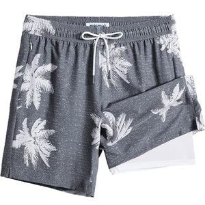 Shorts d'été en polyester ou nylon élastique, imprimé AOP, shorts de bain à séchage rapide, style décontracté, taille tissée avec cordon de serrage, en provenance du Bangladesh. - Product Image 6