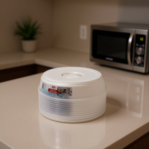 Couvercle de four à micro-ondes 24 cm pour le stockage des aliments et la cuisson pratique avec contrôle de la température - Product Image 2