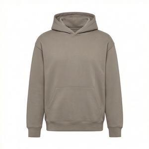 Sweat-shirt à capuche d'automne pour homme, respirant, en coton, léger, confortable, brodé, coupe oversize, pour l'entraînement sportif et la gym, vente en gros - Product Image 1