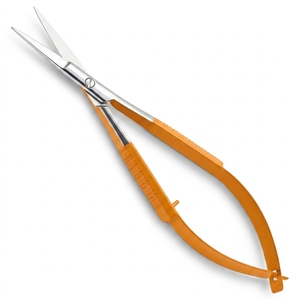 Tijeras de cutículas con resorte personalizadas, tijeras de cutículas de acero inoxidable de alta calidad, herramientas de manicura rusa y herramientas de resorte para uñas. - Product Image 6