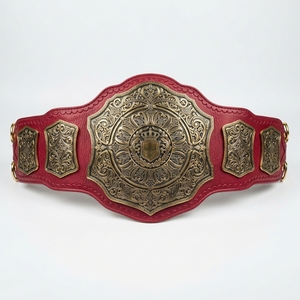 Custom Engraved Championship <b>Belt</b> Personalized Sports Trophy Award Metal Plate Leather Strap Competition Wholesale Supplier - Product Image 5