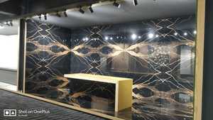 Azulejos de Porcelana de Gran Formato de Calidad de Exportación 1200x2400mm 80x160cm, Diseño de Mármol Oscuro Pulido GVT PGVT, Directo de Fábrica, Imagen Real - Product Image 3