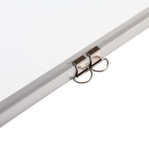 Lavagna Magnetica Monofacciale 90x60cm con Pennarello e Gomma, 2 Magneti, Cornice in Alluminio, Materiale in Acciaio e Plastica per Scrittura - Product Image 3