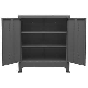 Caja de Almacenamiento de Acero Antracita, Archivador de Plástico Mediano - Product Image 4