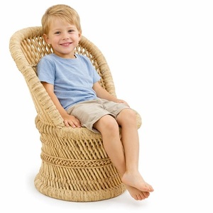 Ensemble de meubles de jardin en rotin moderne, table d'appoint, style tropical, écologique, durable, pour sol dur, pour enfants, vente en gros - Product Image 4