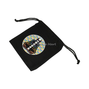 Tela natural Shree Yantra símbolo algodón embalaje bolsa cristal artesanía regalo embalaje - Product Image 4