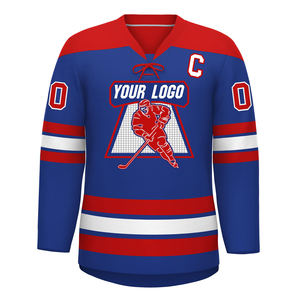 Jersey de Hockey sobre Hielo Personalizado para Hombre, con Letras Bordadas y Diseño Personalizado, Mangas Largas - Product Image 5