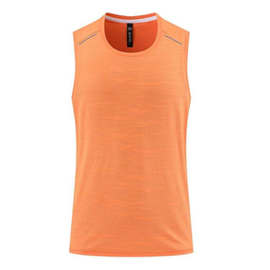 Débardeur Homme 100% Coton à Capuche avec Logo Frontal Séchage Rapide Personnalisable Course Entraînement Décontracté Sportif Gym Fitness Sans Manches - Product Image 4