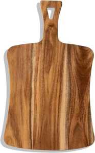 Planche à découper en bois rectangulaire, 1,5 cm d'épaisseur, anti-odeur, antibactérienne, facile à nettoyer, durable, passe au lave-vaisselle, antidérapante, pièce unique - Product Image 5