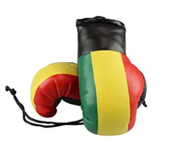 Mini accessoire de boxe suspendu, compact, léger, élégant, décoration intérieure de voiture