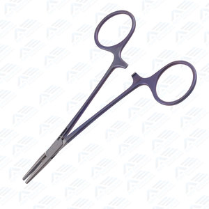Instrumentos quirúrgicos delicados y suaves de 5 pulgadas, acero inoxidable, titanio de alta calidad, soporte de aguja Halsey, Tc dentado - Product Image 2