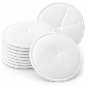 Almohadillas de Lactancia de Fibra de Bambú Orgánica |   Almohadillas de Lactancia Reutilizables y Lavables |   Almohadillas Absorbentes Suaves a Prueba de Fugas para Madres Primerizas - Product Image 3