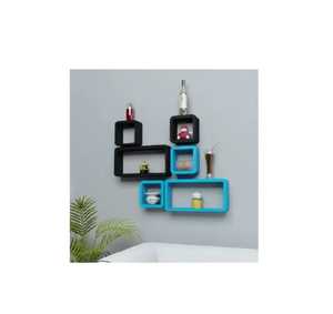 Industrial 2 Tier Metal Pipe Wall Shelf Rustic Solid Wood <b>Floating</b> Display Rack Heavy Duty Iron Frame Storage Bookshelf <b>Unit</b> - Product Image 3