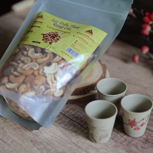 Noix de cajou grillées bio du Vietnam, moitiés, 500g, 99% de noix de cajou, 1% de sel, marque Dong Phu, prix d'usine, durée de conservation de 12 mois - Product Image 2