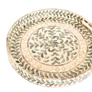 Grossiste Haute Qualité Meilleure Vente Joli Plateau D'incrustation De Nacre Rectangle Fabriqué À La Main De LUXURY CRAFTS - Product Image 1