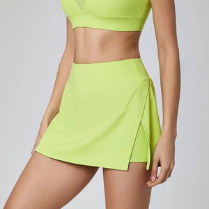 Sunscreen Breathable Spandex/Nylon Tennis Skirt Spring Summer New High Waist Sports Pleated Wholesale Tennis Skirts - Product Image 4