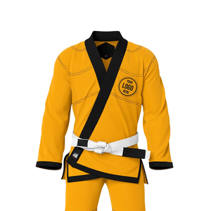 White 100% Cotton BJJ Gi Judo <b>Kimono</b> Martial Arts Uniform Custom Logo OEM ODM Low MOQ Factory Direct - Product Image 3