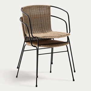Sillas de Comedor de Hierro con Ratán para Hotel y Restaurante, Muebles de Restaurante, Conjuntos de Muebles de Restaurante Hechos en Indonesia, Venta Caliente de Fábrica - Product Image 3