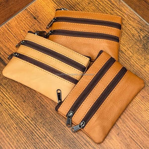 Nouvel arrivage de porte-monnaie en cuir véritable pour femmes, prix de gros tendance, mini pochette portefeuille de luxe, sac à main court RFID de créateur - Product Image 4