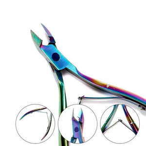 Coupe-cuticules professionnel en acier inoxydable à ressort avec une large ouverture de mâchoire pour les ongles des pieds et les ongles épais, lame tranchante - Product Image 2