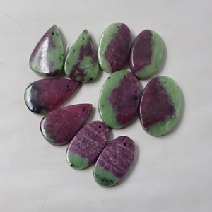 ราคาโรงงานปี 2025 ล็อต AMAN GEMS ควอตซ์ธรรมชาติทรงรีเจียระไนแบบคาโบชอง พลอยเจาะรูสำหรับทำเครื่องประดับ ขายส่งจำนวนมากจากไจปุร์ - Product Image 6