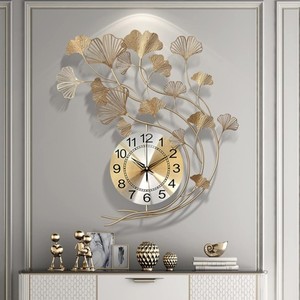 Horloge murale en métal de grande taille, nouvelle arrivée, décoration murale de qualité supérieure pour le salon, la salle à manger, l'arrière-plan - Product Image 5