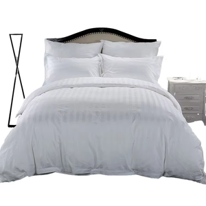 Juego de Funda de Edredón de Algodón de Diseño Moderno, 3 Piezas, Tejido de 400 Hilos, Lavable, Estilo Sencillo, Ropa de Cama para el Hogar - Product Image 2