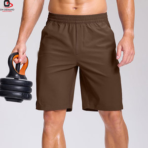 Pantalones Cortos Deportivos Casuales de Moda para Hombre, con Cordón Ajustable, Ropa de Gimnasio Lisa, Proveedor Mayorista con MOQ Bajo - Product Image 3