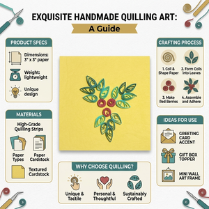 Découvrez l'art du quilling vibrant pour les projets créatifs, les décorations, les cadeaux et les travaux manuels, magnifiquement réalisés pour les acheteurs en gros du monde entier. - Product Image 6