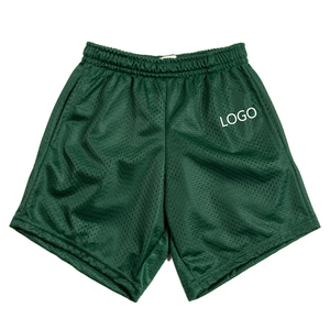 Custom Men's 100% Polyester Sporty <b>Mesh</b> Breathable Quick Dry Elastic Waist Gym Basketball Shorts Workout Fitness Streetwear - Product Image 4